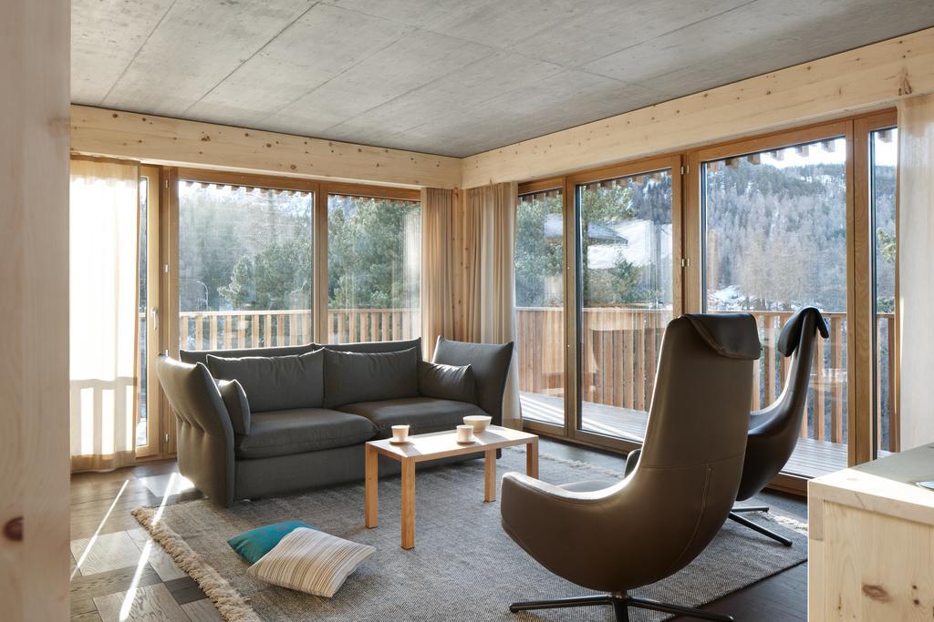 Alpine Lodge Chesa Al Parc Pontresina Quarto foto