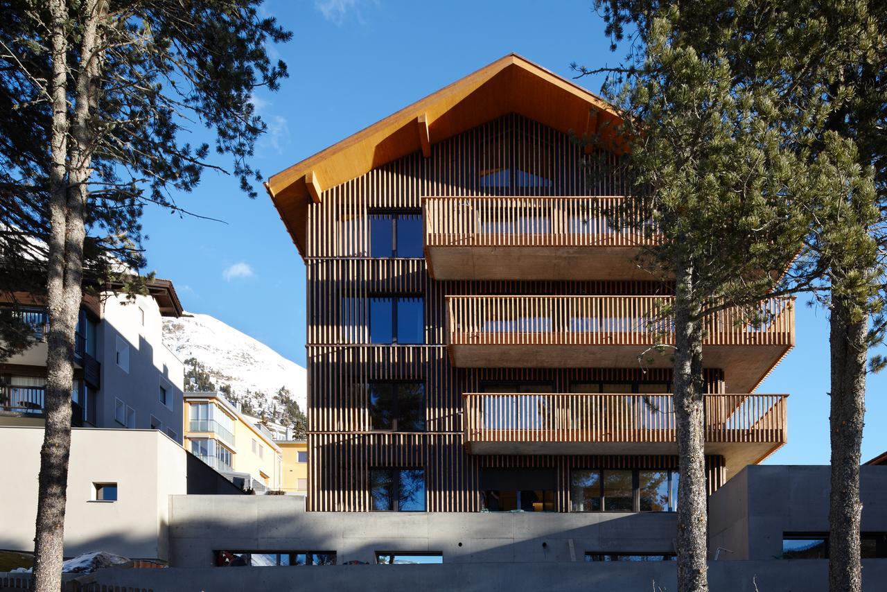 Alpine Lodge Chesa Al Parc Pontresina Exterior foto